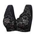Miniatyrbillede 1 af 10: Kvinder Front Button BH Gravidundertøj SORT M black M
