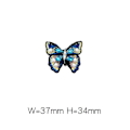 Miniatyrbild 2 av 7: Butterfly Rhinestone Beaded Patches Sy på Crystal Patches