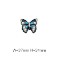 Miniatyrbillede 2 af 7: Butterfly Rhinestone Beaded Patches Sy på Crystal Patches