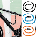Miniatyrbillede 8 af 10: Cykelkode Lås Bike 4-cifret Lås SORT Black
