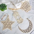 Miniatyrbilde 4 av 10: 3/10 stk Mubarak hengende anheng Eid Mubarak Decor F-10 STK F-10pcs