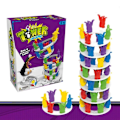 Miniatyrbillede 1 af 4: Penguin Crash Tower Balance Game Stabling Game