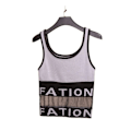 Pikkukuva 1 / 10: Camisole Letter Sling GRAY Grey
