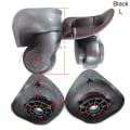 Miniatyrbillede 1 af 10: 2 stk. A08 Kuffert Hjul Reparation Sort L black L