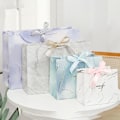 Miniatyrbillede 5 af 10: Marmor Print gavepose Papirpose BLÅ XL XL Blue XL-XL