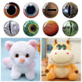 Miniatyrbillede 2 af 10: 20 stk/10 par Eyes Crafts Eyes Puppet Crystal Eyes 16MM-FARVE 16mm-color random