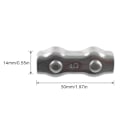 Miniatyrbilde 7 av 7: Wire Rope Clip Wire Gjerde Clips 10 STK 10 STK 10pcs