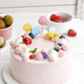 Pikkukuva 7 / 10: Ball Cake Topper Ball Plug-In WHITE SET SET white set-set