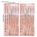 Miniatyrbillede 2 af 6: 2 Stk Tinsel Gardin kvast Baggrundsdekorationer DYB SAPPIR Deep Sapphire