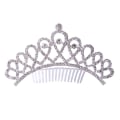 Miniatyrbild 10 av 10: Princess Crystal Tiaras Crowns Hair Comb 1 1 1