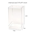 Miniatyrbild 1 av 9: Förvaringsbox Docka Display Box TRANSPARENT L transparent L