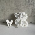 Miniatyrbillede 5 af 8: Silikoneform lysform E E E