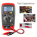 Miniatyrbild 5 av 5: Digital Capacitance Meter Multimeter Professionell kondensator