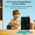 Miniatyrbillede 6 af 8: Farve Tegning Skriveblok Lcd Tegnetablet SORT black