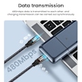 Miniatyrbild 3 av 10: USB C till USB Typ C-kabel Datalinje 1,5M 1.5m
