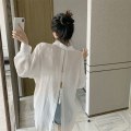 Miniatyrbillede 9 af 10: Damebluse Chiffonbluse WHITE XL(57,5-62,5KG) White XL(57.5-62.5KG)