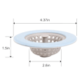 Miniatyrbillede 4 af 7: 4 STK Køkkenvask Si Bath Catcher Kloakfilter