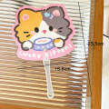 Miniatyrbillede 8 af 10: 10 stk/sæt Cartoon Fan Håndventilator 10PCS8 8 10pcs8