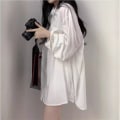 Miniatyrbilde 1 av 10: Damebluse Chiffonbluse HVIT L White L