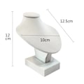 Miniatyrbild 1 av 10: Display Stativ Hals Modell Stativ VIT PU VIT PU White PU