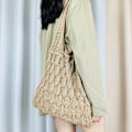 Pikkukuva 8 / 10: Neulotut käsilaukut Virkattu laukku BEIGE Beige
