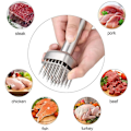Miniatyrbilde 5 av 7: Kjøtthammer Mallet Tool Beef Tenderizer Needle Beef Tenderizer