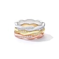 Miniatyrbilde 7 av 7: Fingerring-ringer med bred kant GOLDEN 9 golden 9