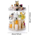 Miniatyrbillede 2 af 10: Makeup Organizer Kosmetisk opbevaringstaske Rotary Display Stand