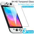 Miniatyrbild 7 av 10: 3ST Skärmskyddsfilm av härdat glas 3ST FÖR SWITCH OLED 3PCS For Switch OLED