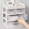 Miniatyrbillede 5 af 10: 1 Stk Kosmetik Opbevaringsboks Desktop Opbevaringskasse 1 LAG 1 LAG 1 Layer