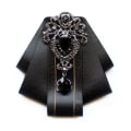 Pikkukuva 1 / 9: Cross Bowtie Shirt Tie MUSTA Black