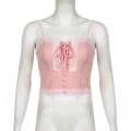 Miniatyrbilde 9 av 10: Rosa topp Crop Tops M M