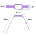 Miniatyrbillede 2 af 10: Etui+rem Silikone Urrem HVID White