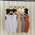 Miniatyrbilde 3 av 10: V Neck Slynge Vest APRIKOS Apricot
