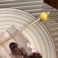 Miniatyrbilde 9 av 10: Rund ball metall hårnål Panfa Artifact 4 4 4