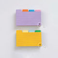 Pikkukuva 1 / 10: 200 arkin hakemistokortit Irtolehtinen muistilehtiö 8 SET 8 VÄRIä 8 Colors Set