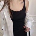 Miniatyrbillede 1 af 10: Crop Top Sommertop SORT Black