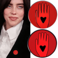 Miniatyrbilde 6 av 10: Rask våpenhvile i Gaza Brosje Palestine Badge 3 3 3