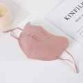 Miniatyrbilde 9 av 9: Cotton Woven Mask 3-lags Cloth Mask GUL yellow
