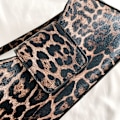 Miniatyrbild 8 av 10: Leopard Handväska Läder Clutch Väska KHAKI khaki