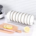 Miniatyrbillede 5 af 10: Tallerken Dræning Stativ Plader Opbevaringsstativ PLATE RACK PLATE RACK Plate Rack