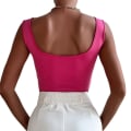 Miniatyrbilde 7 av 10: Rosa suspender-topp Y2K Tank-topp SVART M Black M