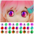 Miniatyrbilde 6 av 10: 20 stk/10 par Eyes Crafts Eyes Puppet Crystal Eyes 20MM 20MM 20mm