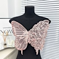 Miniatyrbilde 1 av 10: Butterfly Patch Clothes Patches ROSA A A Pink A-A