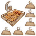 Miniatyrbillede 3 af 8: Eid Mubarak Moon Star Tray Ramadan Kareem Madholder 2 2 2