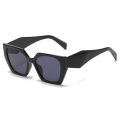 Miniatyrbilde 1 av 10: Cat Eye Solbriller Firkantede solbriller SVART-SORT SVART-SORT Black-Black