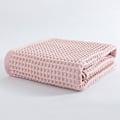 Miniatyrbillede 1 af 10: Bomuldsvaffelbadehåndklæde Ensfarvede håndklæder PINK pink