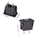 Pikkukuva 5 / 6: 6kpl power 2-nastainen paneeliasennuspistokesovitin IEC-moduuli