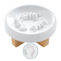 Miniatyrbillede 1 af 9: Cat Hund Slow Feeder Bowl Cat Puzzle Feeder Keramik