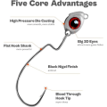 Miniatyrbild 5 av 7: Sharp Fishing Jig Hooks Strong Fishhook 7G2 2 7g2